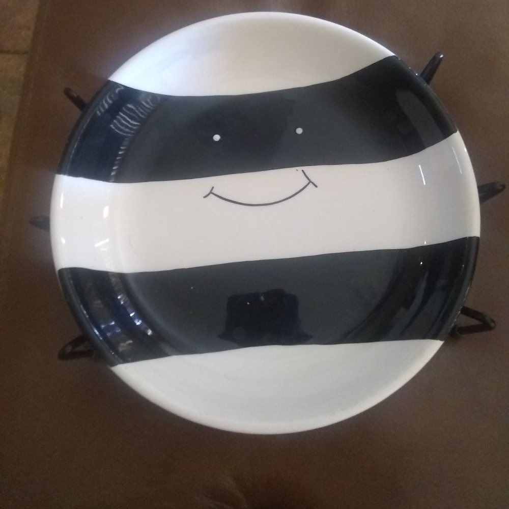 Glass decorative plate